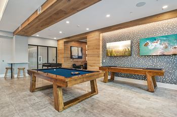 Clubhouse complete with billiards room